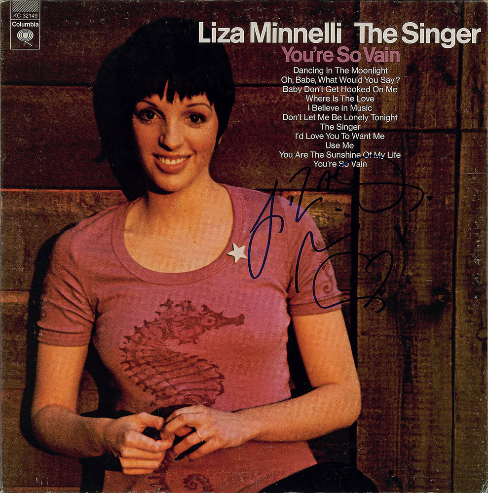 Liza Minnelli | RR Auction, image size:989x1000