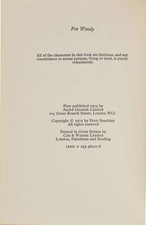 Lot #447 William Peter Blatty and Peter Benchley - Image 4