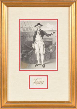 Lot #109 John Paul Jones: Supremely desirable signature of the 'Father of the American Navy' - Image 1