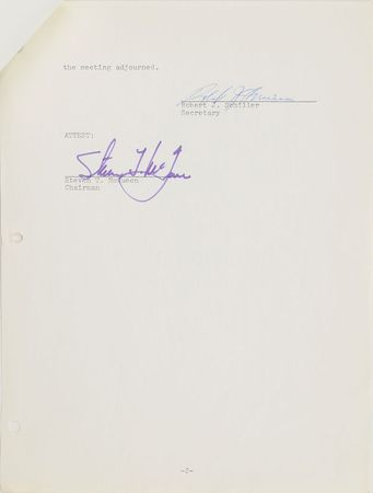 Lot #830 Steve McQueen Signed Document - Image 2