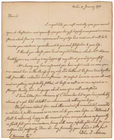 Lot #207 John Quincy Adams: 