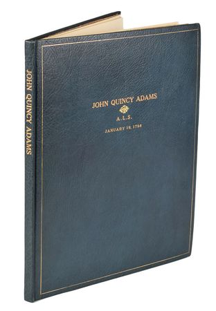 Lot #207 John Quincy Adams: 