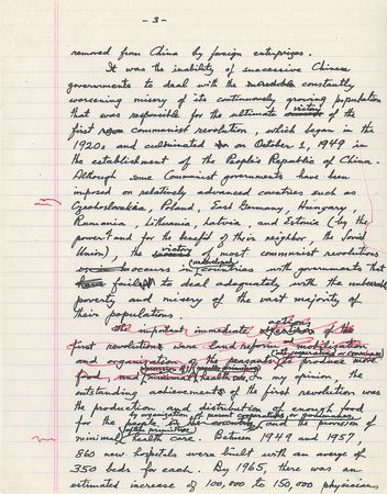 Lot #330 Albert Sabin: Sabin observes the state of medicine in China - Image 11