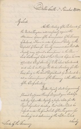 Lot #68 Charles Cornwallis Signed Letter - Image 1