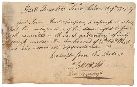 Lot #102 Robert Howe Signed Letter - Image 2