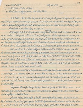 Lot #419 Robert Stroud: Insightful letter from the Birdman of Alcatraz, refuting Darwin's claim that birds have 