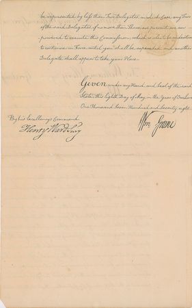 Lot #9 William Ellery: Ellery's 1778 appointment to the Continental Congress - Image 2