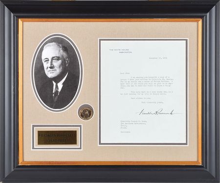 Lot #243 Franklin D. Roosevelt Typed Letter Signed - Image 1