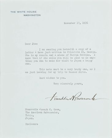 Lot #243 Franklin D. Roosevelt Typed Letter Signed - Image 2