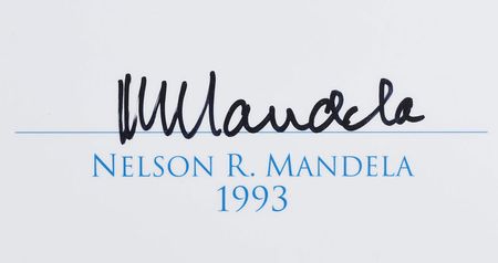 Lot #303 Nelson Mandela: Mandela, de Klerk, and Tutu dedicate Cape Town's Nobel Square - Image 2