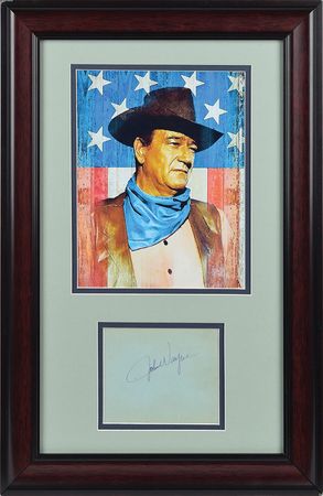 Lot #840 John Wayne Signature - Image 3