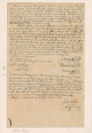 Lot #163 Joshua Seney Signed Document - Image 1