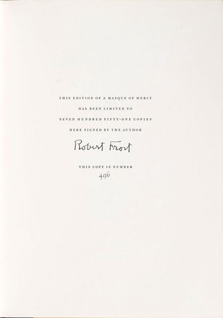 Lot #655 Robert Frost Book - Image 1