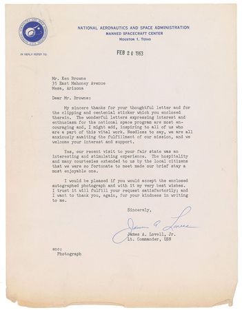 Lot #543 James Lovell - Image 2