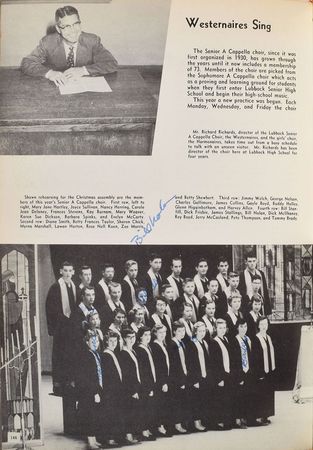 Lot #707 Buddy Holly Yearbook - Image 1