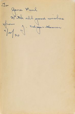 Lot #379 FBI: Hoover and Purvis Books - Image 1
