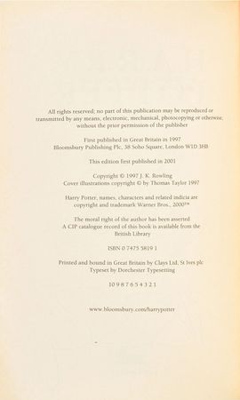 Lot #667 J. K. Rowling Book - Image 2