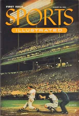 Lot #1075 Eddie Mathews Magazine - Image 1