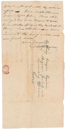 Lot #184 Anthony Wayne: 'Mad Anthony' writes on the marriage of 'Light-Horse Harry' - Image 2