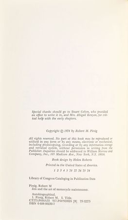 Lot #666 Robert M. Pirsig - Image 4