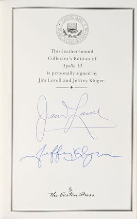 Lot #545 James Lovell Book - Image 1