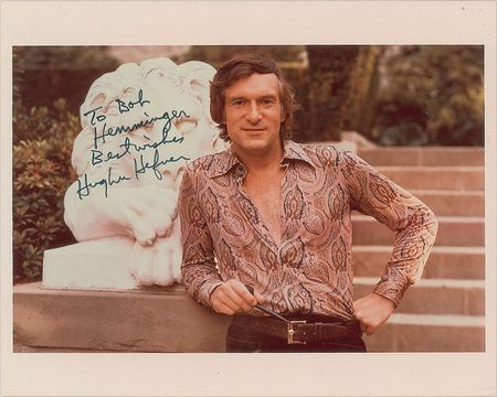 Lot #881 Hugh Hefner Signed Photographs - Image 2
