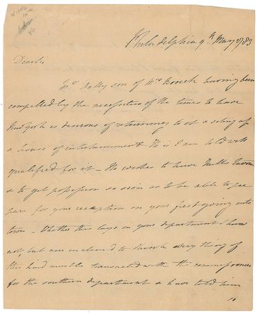 Lot #124 Robert R. Livingston Handwritten Letter Signed - Image 1