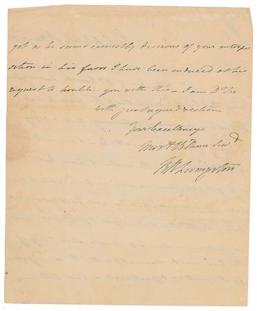 Lot #124 Robert R. Livingston Handwritten Letter Signed - Image 2