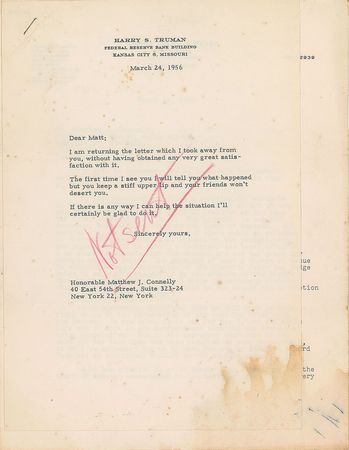 Lot #248 Harry S. Truman: 
