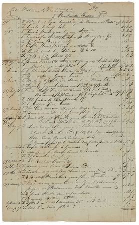 Lot #180 William Washington Signed Document - Image 1