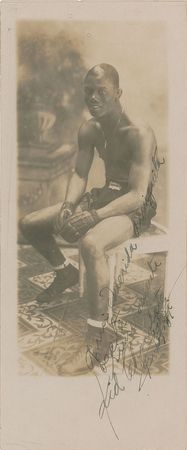Lot #1068 Kid Chocolate Signed Photographs - Image 1