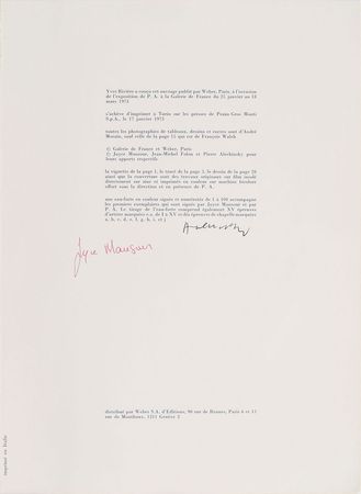 Lot #579 Pierre Alechinsky - Image 1