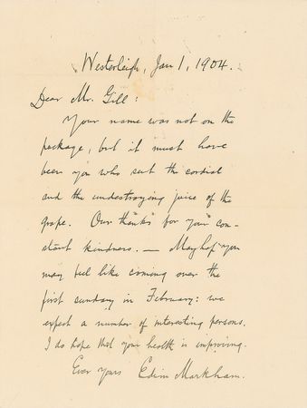 Lot #663 Edwin Markham - Image 2