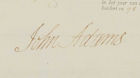 Lot #194 John Adams: Adams grants passage for a 