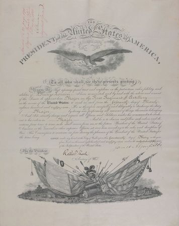 Lot #230 James A. Garfield: Incredibly scarce military appointment from Garfield?s brief presidency - Image 1