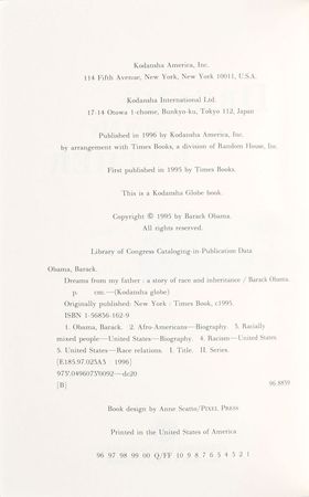 Lot #285 Barack Obama Book - Image 2