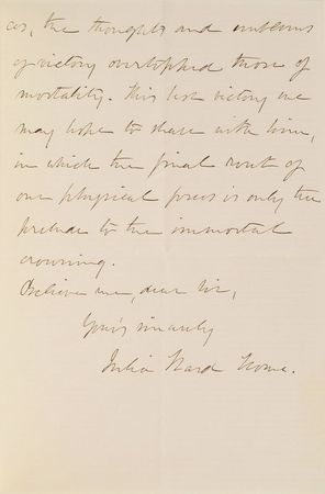 Lot #658 Julia Ward Howe - Image 2