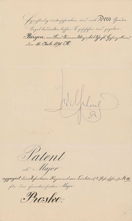 Lot #396  King Wilhelm II - Image 3