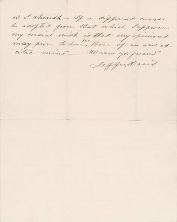Lot #431 Jefferson Davis: A decade before the outbreak of the Civil War: 