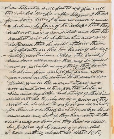 Lot #223 Andrew Johnson: Preparing to fight for his political life, Johnson goes after his bitter enemy: 