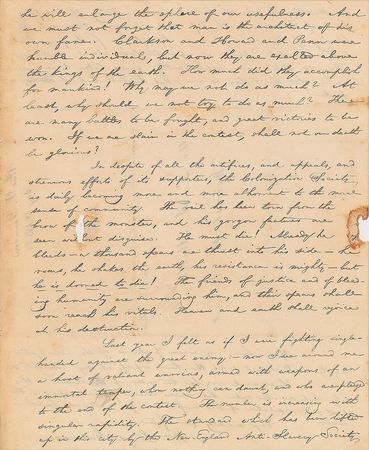 Lot #299 William Lloyd Garrison: The ardent abolitionist expounds on 