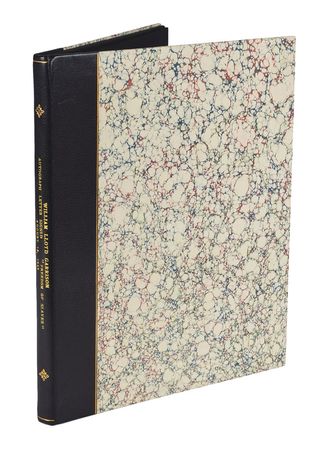 Lot #299 William Lloyd Garrison: The ardent abolitionist expounds on 