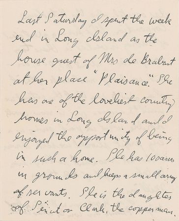 Lot #307 J. Paul Getty: An emotional letter to his mother?