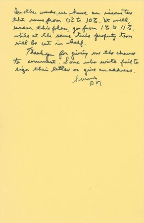 Lot #259 Ronald Reagan: 