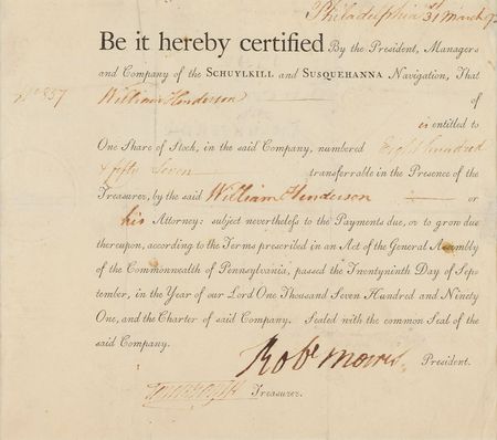 Lot #20 Robert Morris Signed Document - Image 2