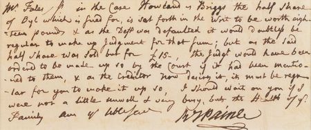Lot #22 Robert Treat Paine Signed Document - Image 2