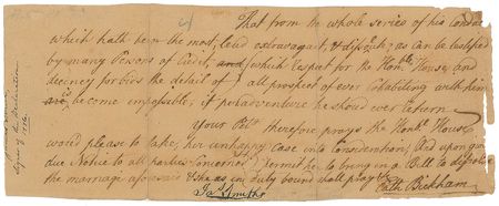 Lot #30 James Smith Endorsement