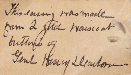 Lot #75 Henry Dearborn: Buttons from the waistcoat of General Dearborn, with accompanying 1814 letter to his son - Image 2