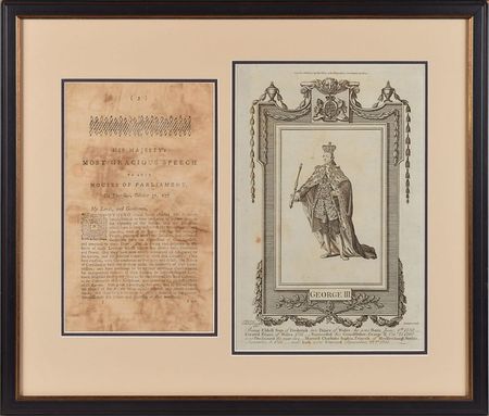 Lot #110 King George III: 