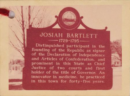 Lot #3 Josiah Bartlett: Wax seal from the New Hampshire signer's personal estate - Image 2